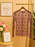 Courtney Long Sleeve Sheer Top