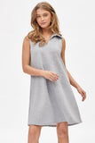 Collared Scuba Modal A-Line Dress TRV-CRUISE