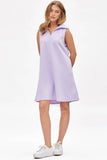Collared Scuba Modal A-Line Dress TRV-CRUISE