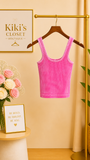 Ribbed  Padded Tank