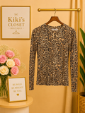 Courtney Long Sleeve Sheer Top