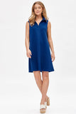 Collared Scuba Modal A-Line Dress TRV-CRUISE