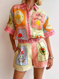 Cabo Buttoned Shirt & Short Set