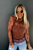 Courtney Long Sleeve Sheer Top
