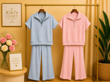 Short Sleeve  Pants Set
