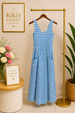 Pool Side Striped Dress