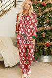 Red Stripe Christmas Lounge Set