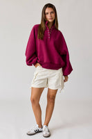 Melissa Snap Button Sweatshirt