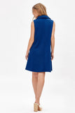 Collared Scuba Modal A-Line Dress TRV-CRUISE