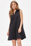 Collared Scuba Modal A-Line Dress TRV-CRUISE