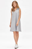 Collared Scuba Modal A-Line Dress TRV-CRUISE