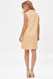 Collared Scuba Modal A-Line Dress TRV-CRUISE
